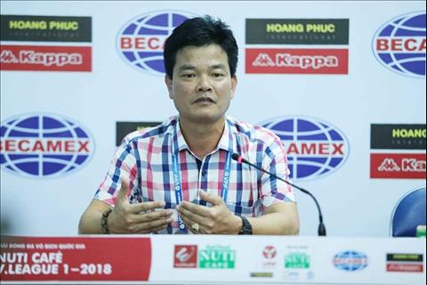 Để thua tướng mới của Sài Gòn, HLV Nam Định nói gì?