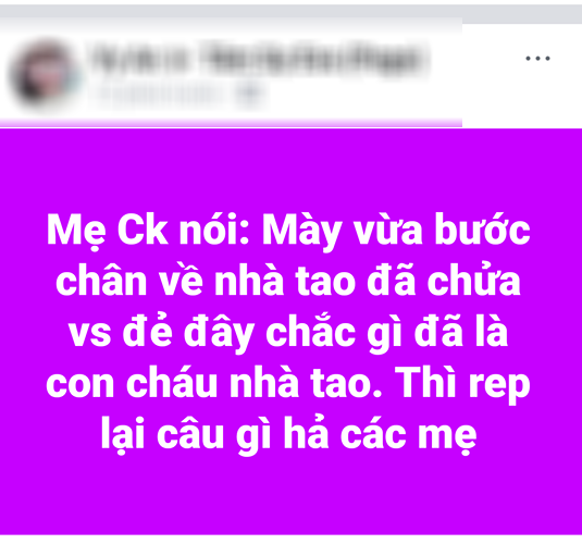 Vừa cưới đã có bầu, nàng dâu bị mẹ chồng chọc ngoáy chắc gì đã là con cháu nhà tao, chị em tức giận hiến kế bật lại