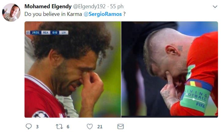 Khoảnh khắc mềm yếu của Ramos thành trò cười trên mạng xã hội