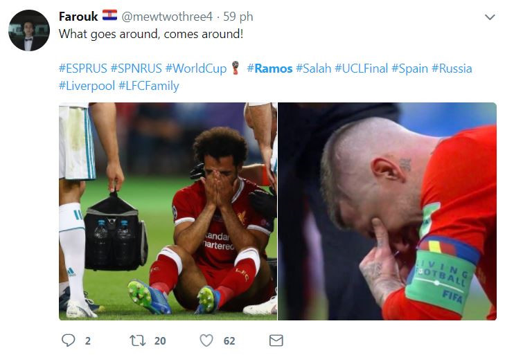 Khoảnh khắc mềm yếu của Ramos thành trò cười trên mạng xã hội