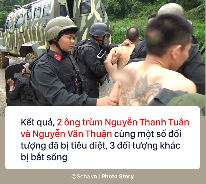 [PHOTO STORY] 72 giờ, 300 cảnh sát, 7 xe bọc thép vây ráp và hành trình tiêu diệt 2 trùm ma túy
