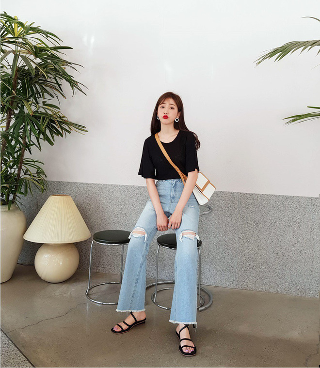 Mê quần jeans say đắm nhưng ngại nắng nóng, các nàng cứ diện jeans dáng suông để vừa mát mẻ lại chuẩn trendy Mê quần jeans say đắm nhưng ngại nắng nóng, các nàng cứ diện jeans dáng suông để vừa mát mẻ lại chuẩn trendy
