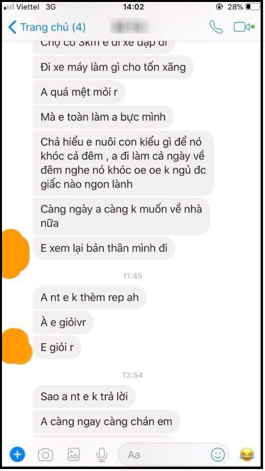 Chồng than chắc anh ngoại tình mất vì vợ để con khóc đêm, sáng ngủ tới 6 giờ, nhà 6 người mà tiêu tận 3 triệu/tháng Chồng than chắc anh ngoại tình mất vì vợ để con khóc đêm, sáng ngủ tới 6 giờ, nhà 6 người mà tiêu tận 3 triệu/tháng