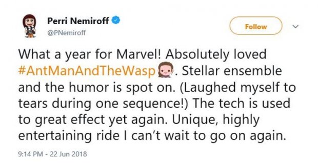Những lời khen có cánh fan dành cho Ant-Man and the Wasp Những lời khen có cánh fan dành cho Ant-Man and the Wasp