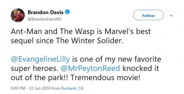 Những lời khen có cánh fan dành cho Ant-Man and the Wasp Những lời khen có cánh fan dành cho Ant-Man and the Wasp