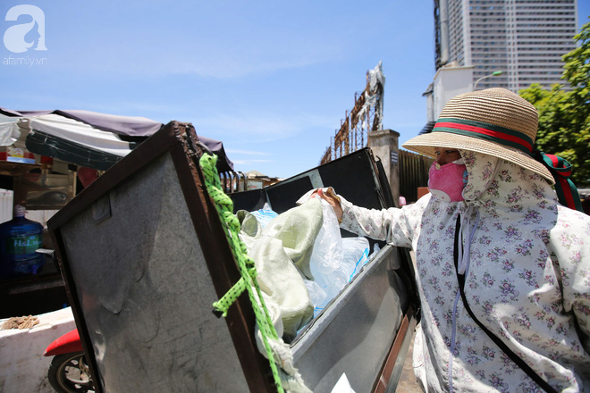 Người lao động Hà Nội chật vật mưu sinh dưới chảo lửa gần 50 độ C