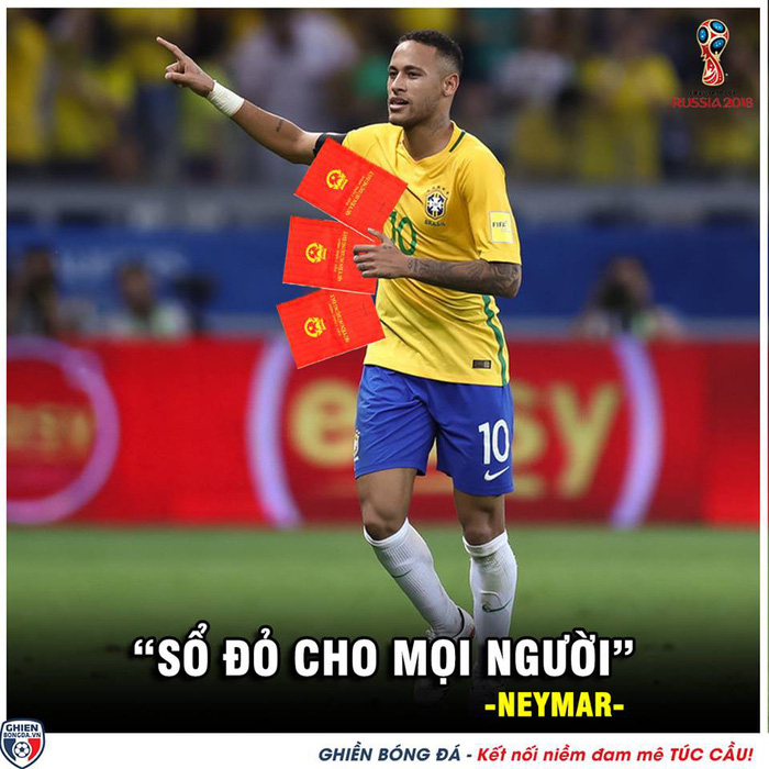 Dân mạng phát cuồng khi Neymar phá lời nguyền World Cup