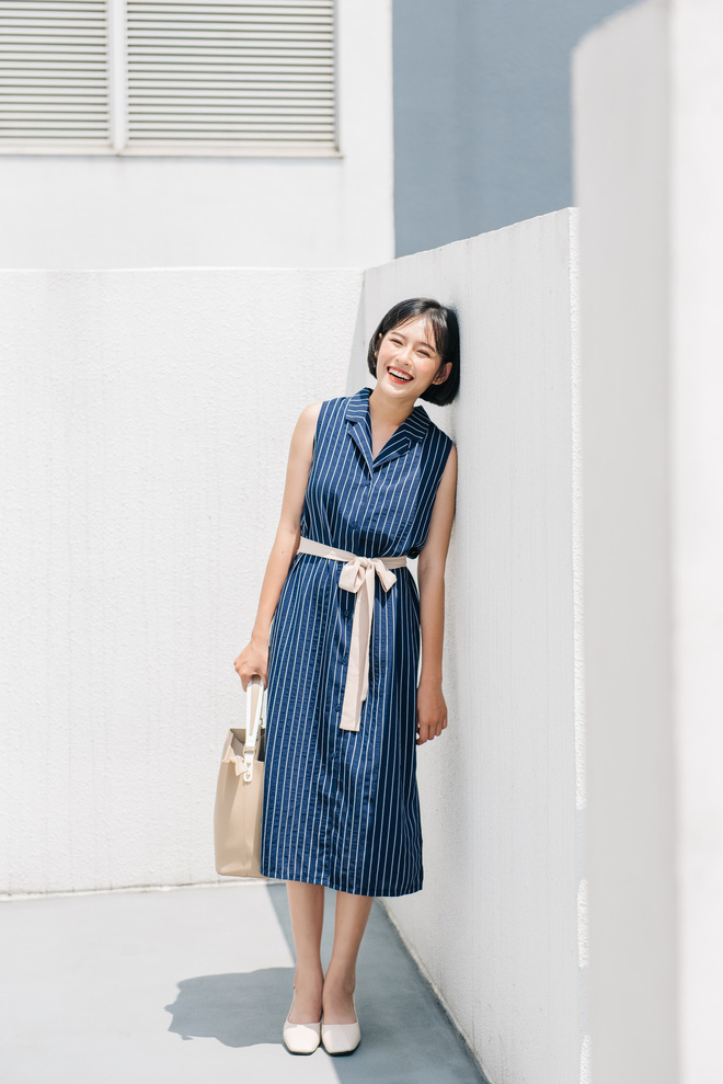 Xoa dịu cả tuần nắng nóng như đổ lửa bằng 18 mẫu váy liền sát nách đến sở làm mỗi ngày