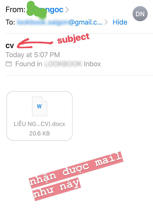 Đăng tuyển dụng, shop lớn ở Sài Gòn nhận về một loạt CV không tiêu đề, ghi sai nơi ứng tuyển của các bạn trẻ