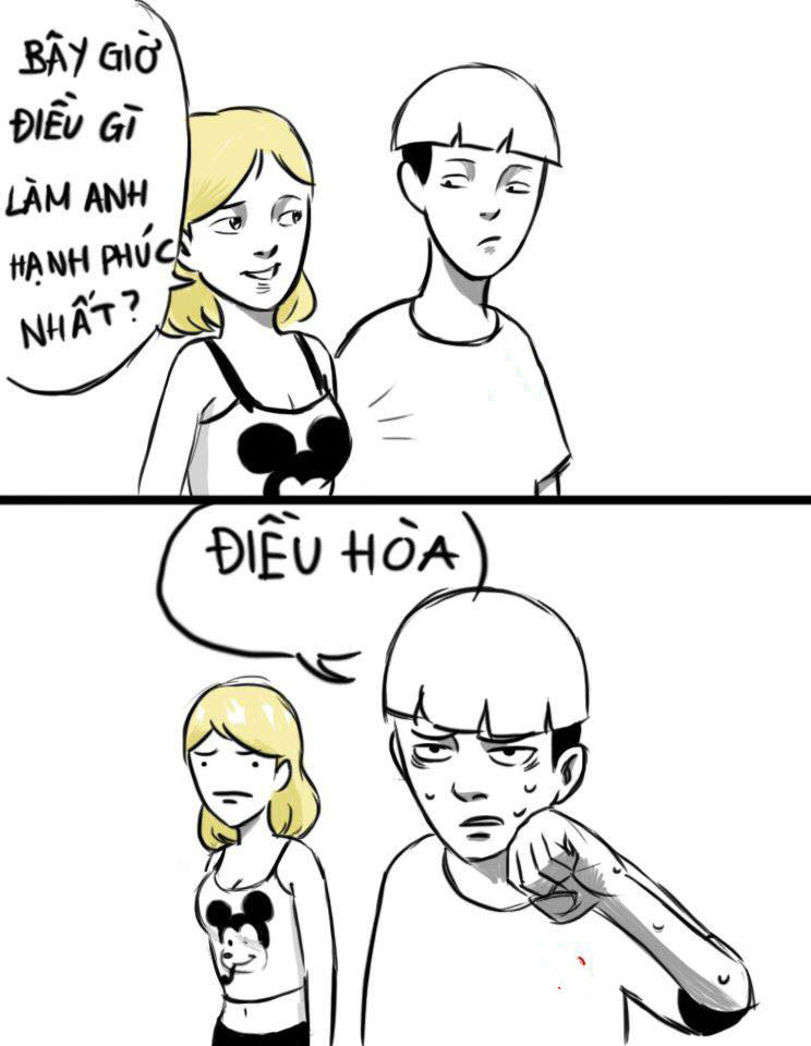 Rủ nhau sắm điều hòa giấy, cạo trọc để quên đi ngày nóng bức