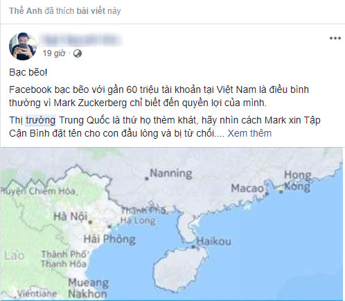 Facebook bạc bẽo với 60 triệu tài khoản tại Việt Nam