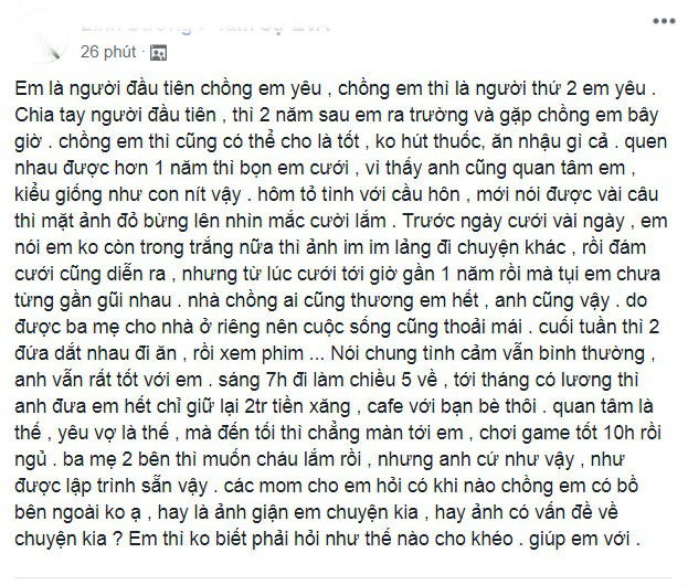 Kết hôn gần 1 năm chồng vẫn không chạm vào vợ, hoá ra là vì trước đám cưới vợ đã nói một câu thế này Kết hôn gần 1 năm chồng vẫn không chạm vào vợ, hoá ra là vì trước đám cưới vợ đã nói một câu thế này
