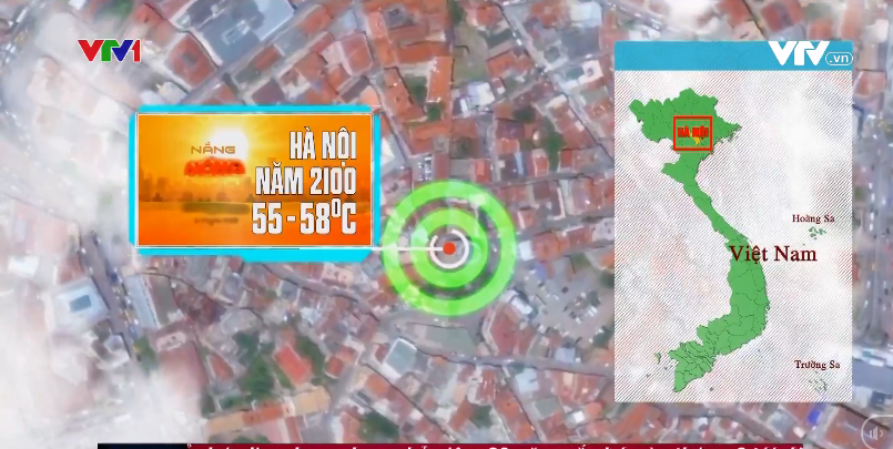 Clip: Hà Nội nắng nóng đặc biệt gay gắt, nhiệt độ có thể lên tới 55 - 58 độ C vào năm 2100 do ảnh hưởng hiệu ứng đô thị