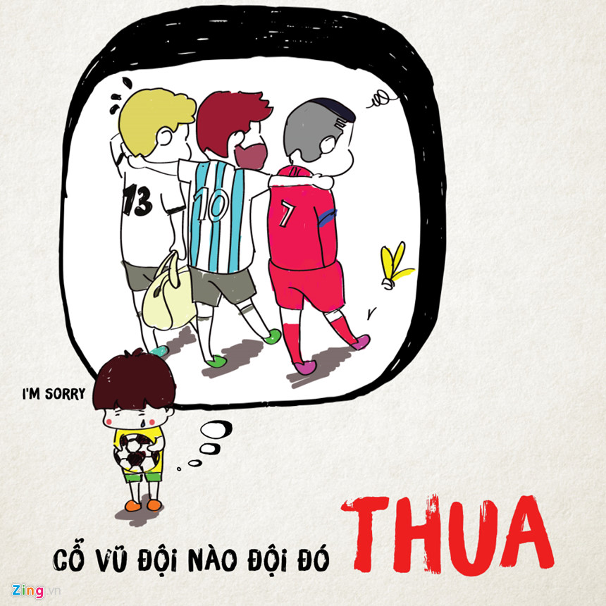 Nỗi niềm World Cup mang tên: Cổ vũ đội nào là đội đó thua