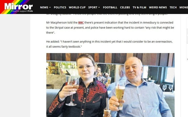 Bùng nổ giả thuyết Nga đứng sau sóng gió đầu độc mới tại Anh