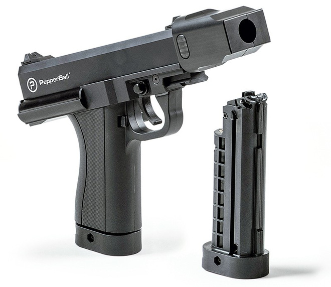 Súng ngắn bắn đạn hạt tiêu PepperBall TCP của cảnh sát Mỹ có gì đặc biệt?