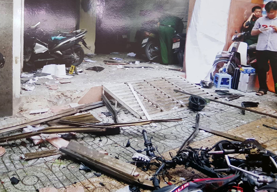 Những hình ảnh liên quan vụ khủng bố trụ sở công an ở TP.HCM