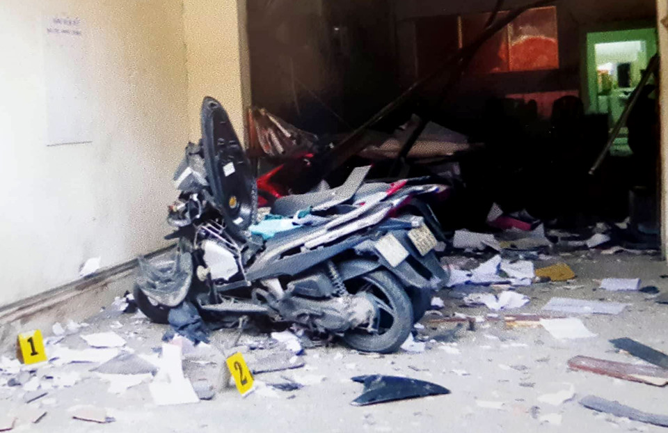 Những hình ảnh liên quan vụ khủng bố trụ sở công an ở TP.HCM