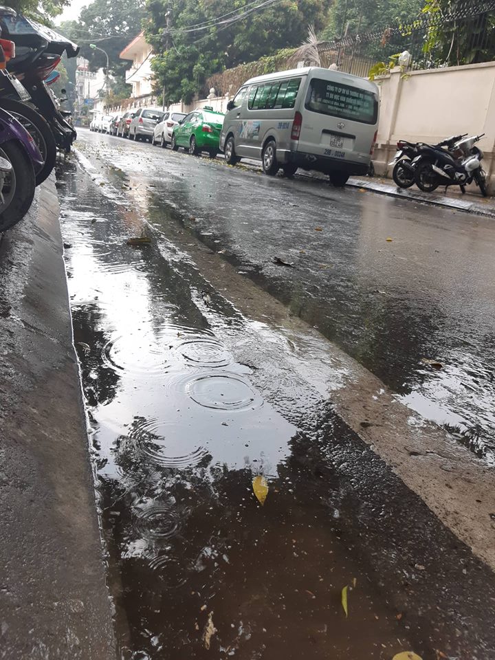 Hà Nội hả hê đón mưa giải nhiệt sau đợt nóng nghẹt thở