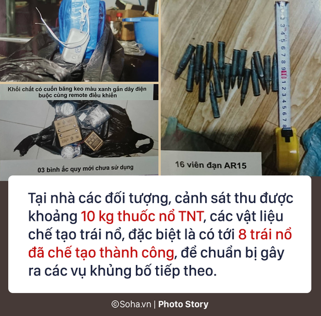 [PHOTO STORY] Nhóm khủng bố, ném bom trụ sở công an phường ở Sài Gòn bị bắt thế nào?