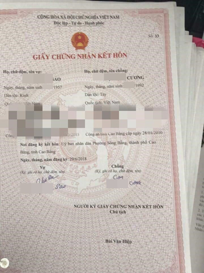 Chủ tịch phường nơi có chồng 26, vợ 61 tuổi ở Cao Bằng: Cả 2 đều tự nguyện, đủ điều kiện tiến tới hôn nhân