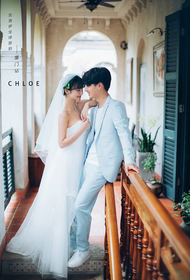 Ảnh cưới đơn giản nhưng vẫn khiến người xem lịm tim vì cô dâu và chú rể quá tình