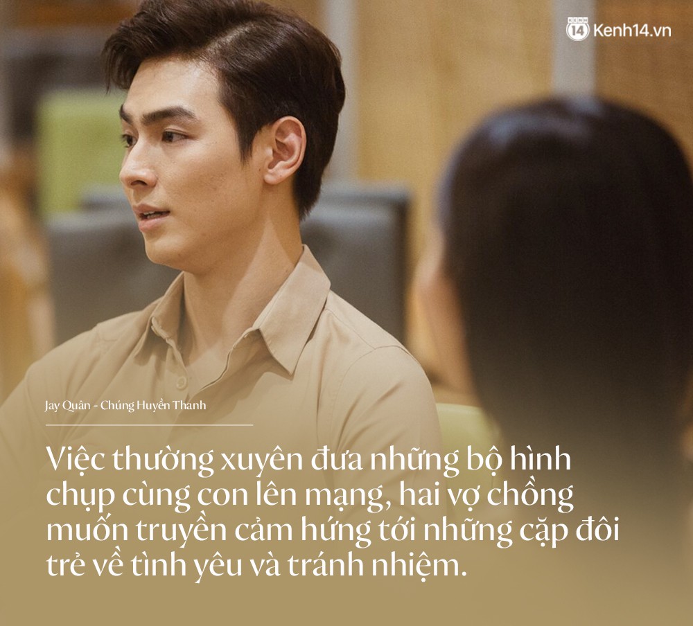 Phủ nhận tin đồn cưới chạy bầu, Jay Quân - Chúng Huyền Thanh tiết lộ cuộc sống làm bố mẹ: Từng không dám động vào vì sợ con đau