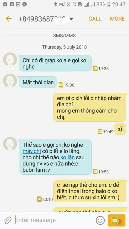 Lần đầu hủy chuyến Grab, cô gái đau tim khi nhận được tin nhắn của tài xế, dân mạng hóng ké mà cũng rung rinh