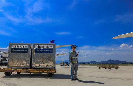 Vã mồ hôi xem nhân viên hàng không làm việc trong cái nóng 50 độ C Vã mồ hôi xem nhân viên hàng không làm việc trong cái nóng 50 độ C