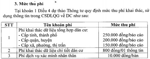 Đề xuất dịch vụ xác minh nhân thân với chi phí 10.000 đồng mỗi lượt