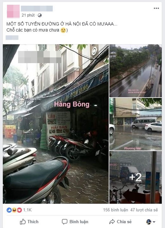 Chụp ảnh tự sướng đón mưa sau đợt nắng nóng đỉnh điểm, cô gái bỗng tạo nên trào lưu hot trên mạng xã hội Chụp ảnh tự sướng đón mưa sau đợt nắng nóng đỉnh điểm, cô gái bỗng tạo nên trào lưu hot trên mạng xã hội