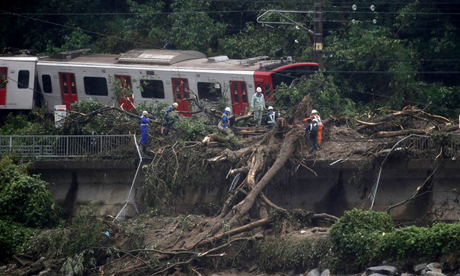 Mưa lớn ở Nhật Bản, ít nhất 27 người chết, 47 người mất tích