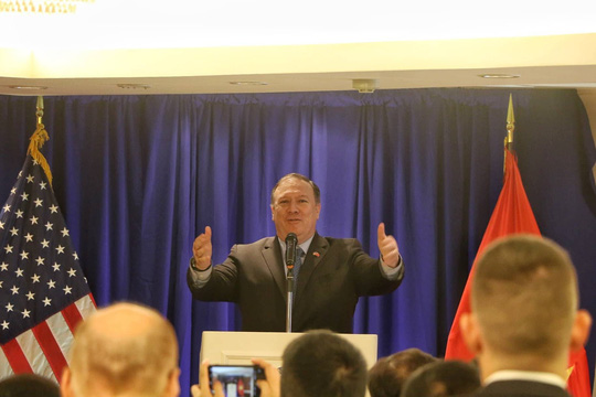 Ngoại trưởng Mike Pompeo gặp doanh nghiệp, đối tác của Mỹ tại Việt Nam