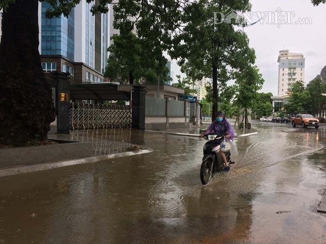 Mưa giải nhiệt, Hạ Long lại ngập thành ao