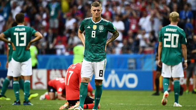 Nghiện chơi game, tuyển Đức trả giá ở World Cup 2018