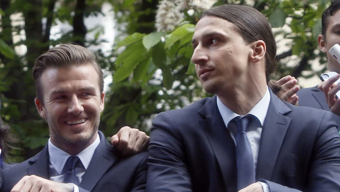 Ibrahimovic xác nhận sẽ ‘chung độ’ David Beckham