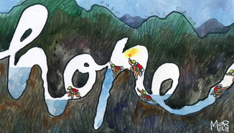 Dân mạng chia sẻ tranh voi, hải cẩu, kangaroo cùng cứu đội bóng Thái Dân mạng chia sẻ tranh voi, hải cẩu, kangaroo cùng cứu đội bóng Thái