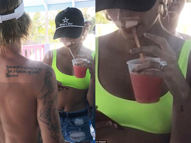 Lộ nhẫn đính hôn Justin Bieber tặng bạn gái Hailey Baldwin