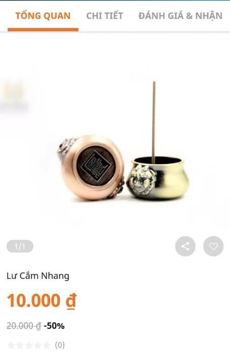 Mua lư cắm nhang, cô gái nhận hàng không khác mặt dây chuyền là mấy, nhìn sang giá sản phẩm thì mới hiểu tại sao Mua lư cắm nhang, cô gái nhận hàng không khác mặt dây chuyền là mấy, nhìn sang giá sản phẩm thì mới hiểu tại sao