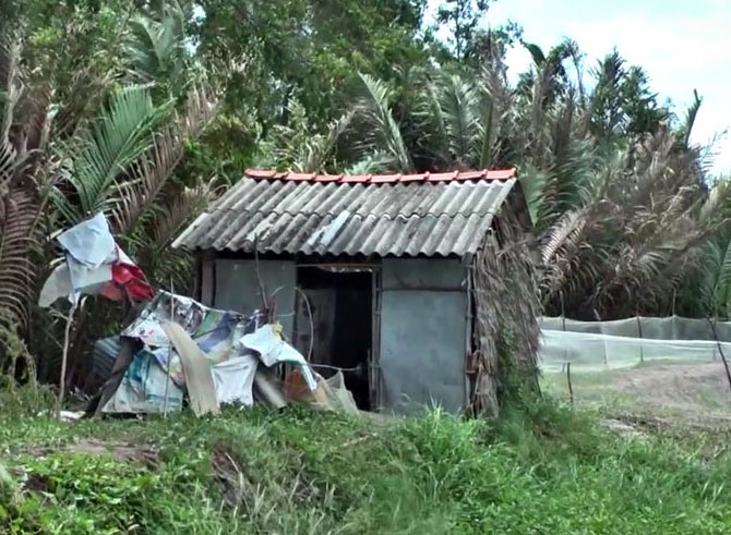 Trà Vinh: Bà lão bị giết, giấu thi thể trong lu chứa cám