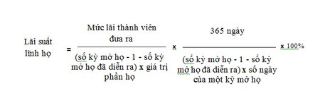 Lãi suất chơi hụi không được vượt quá 20% một năm Lãi suất chơi hụi không được vượt quá 20% một năm