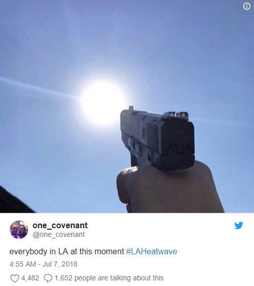 Mỹ: Trời nóng 49 độ C khiến cư dân mạng California kêu gào, chế ảnh tràn lan trên các MXH