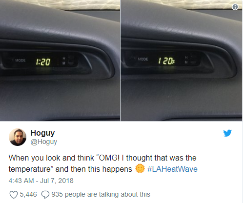 Mỹ: Trời nóng 49 độ C khiến cư dân mạng California kêu gào, chế ảnh tràn lan trên các MXH