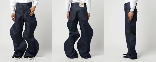 Quần jeans dáng lượn sóng khó mặc có giá hơn 20 triệu đồng