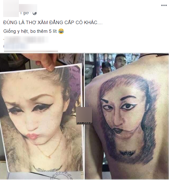 Định xăm hình người yêu lên lưng mà vớ phải thợ xăm không có tâm, chàng trai nhận cái kết không thể đắng hơn