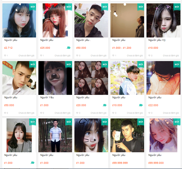 Hội độc thân chẳng cần lo ế, đã có dịch vụ bán người yêu rẻ như cho trên trang mua bán online