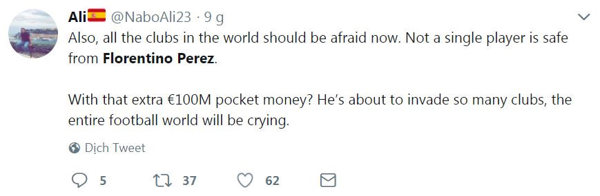 CĐV phấn khích vì Perez bán Ronaldo với giá hời