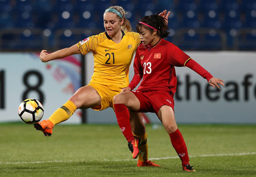 Nữ Việt Nam thua U20 Australia tại bán kết giải Đông Nam Á Nữ Việt Nam thua U20 Australia tại bán kết giải Đông Nam Á