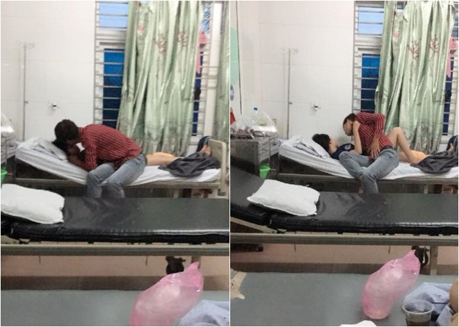 Cặp đôi đi tàu hỏa giường nằm nhưng quyết ấp chung chăn khiến hành khách phía dưới nơm nớp lo sập giường