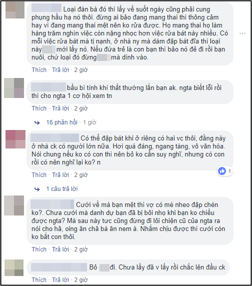 Dỗi người yêu không ra rửa bát cùng, cô gái mang bát nhà chàng trai ra đập rồi bỏ về đòi phá thai, chia tay